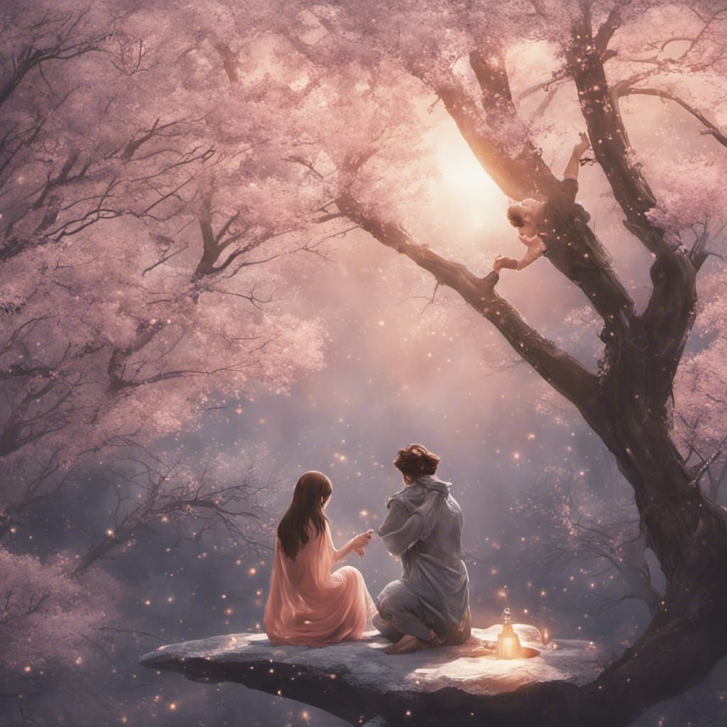 Holographic Cosmic Illustration of Three Figures