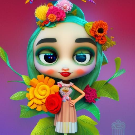 Jasmine Becket-Griffith Jack-in-the-Box Toy in 3D