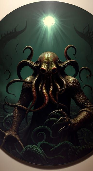 Cthulhu in Dark Fantasy Art