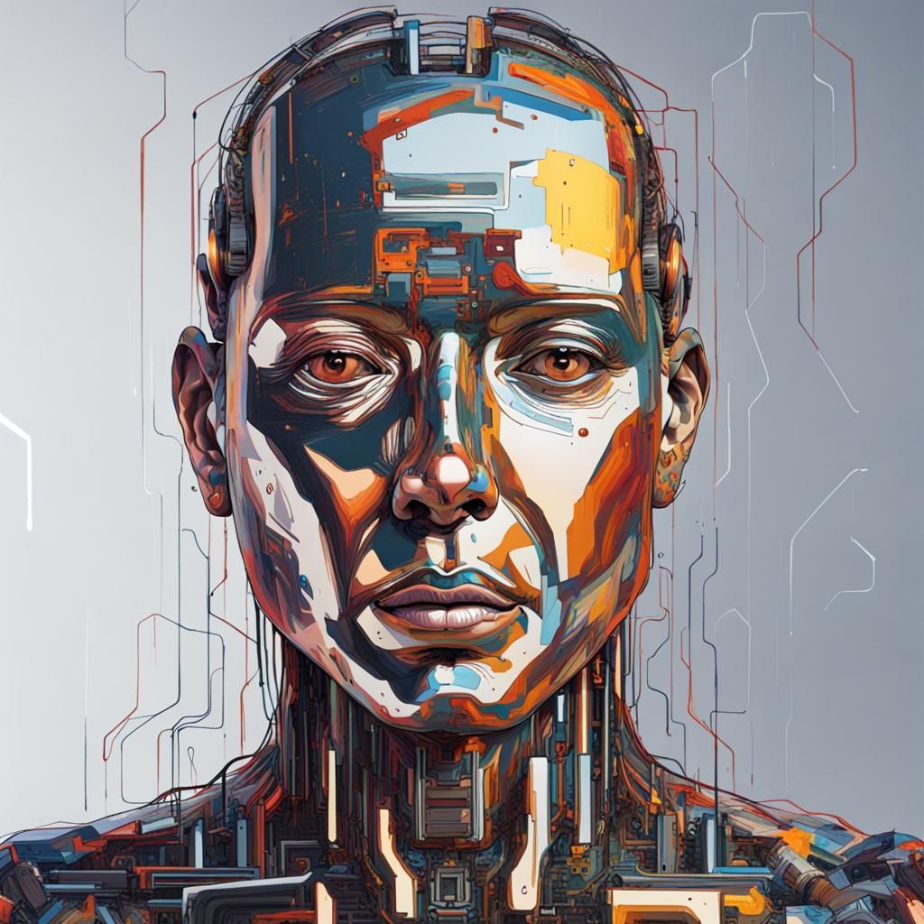 Abstract AI-Generated Art Image