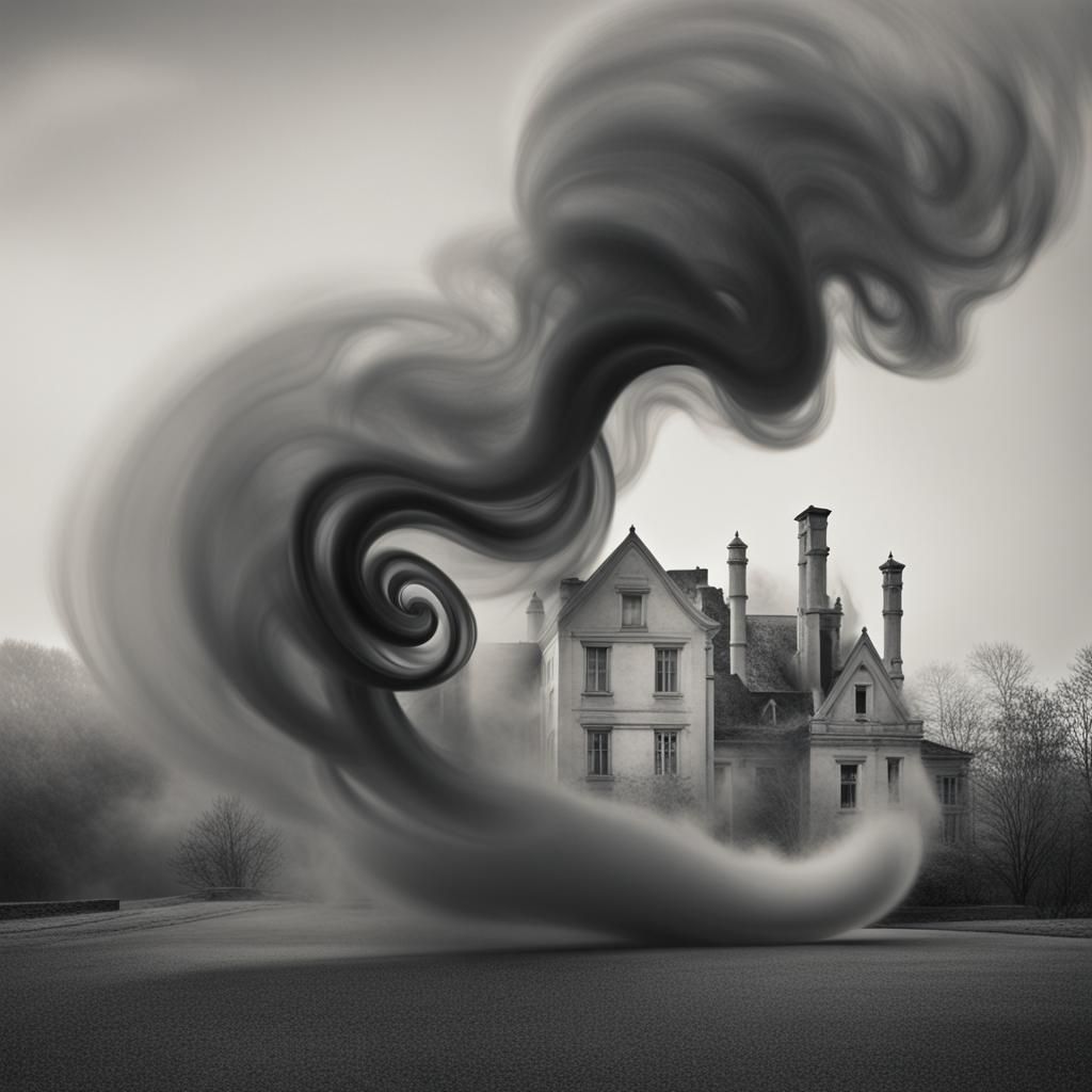 Surreal Smoke Shapes: Reality and Illusion