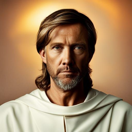 Donald Trump as Jesus: Professional Color Portrait
