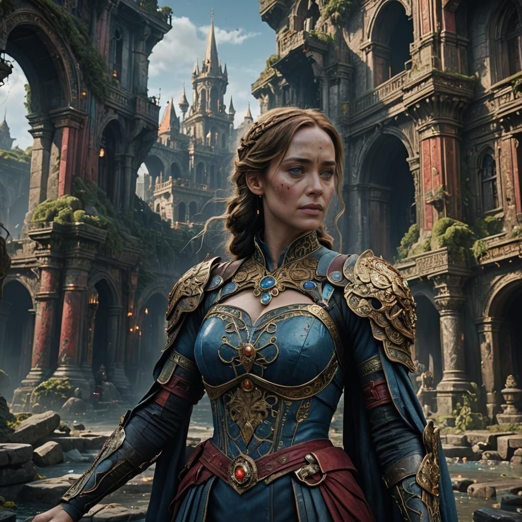 Emily Blunt: Detailed Matte Painting in Unreal Engine