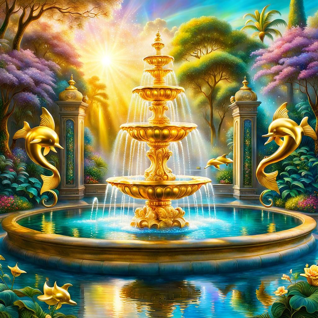 Beautiful Enchanted Water Fountain