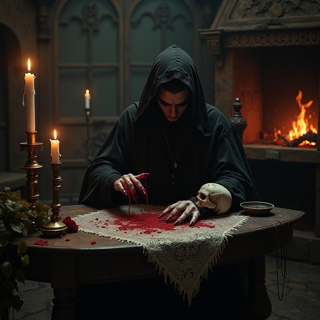 Vampire's Spell: Dark Gothic Surrealism