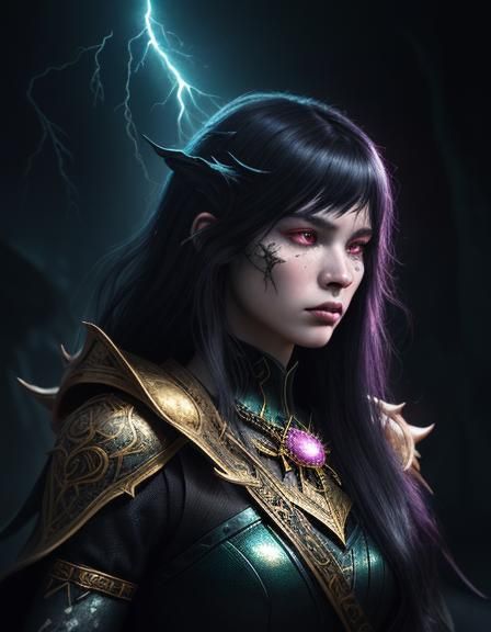 Voluptuous Sela: Hyperrealistic Fantasy Art