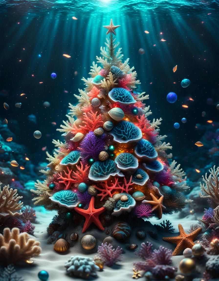 Underwater Xmas vibes 🌊🎄✨