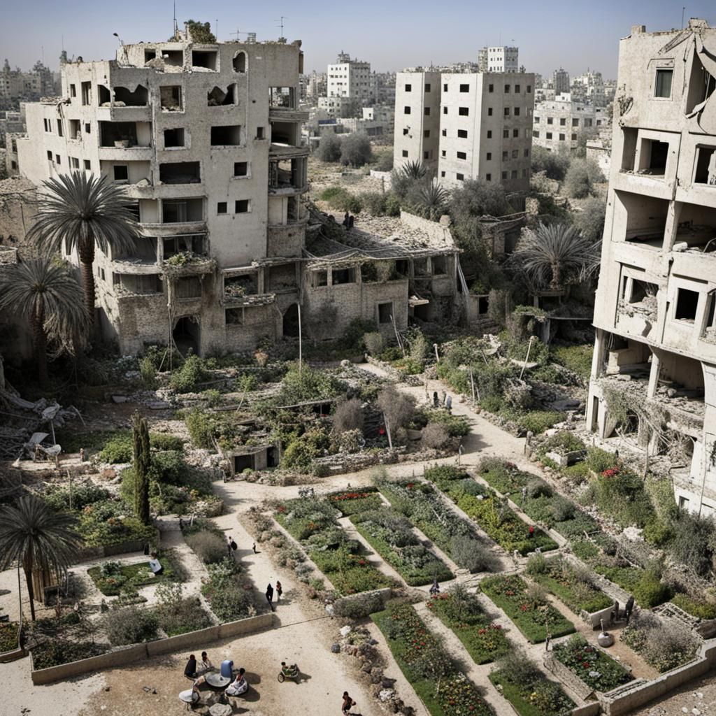 Garden in War-Torn Gaza: A Symbol of Hope