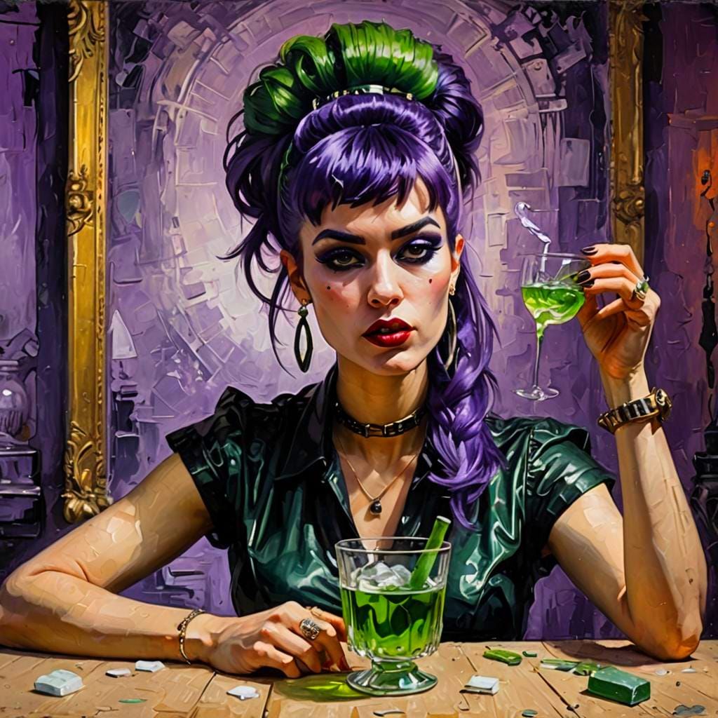Lady Absinthe " the Green Fairy" Collection N°7