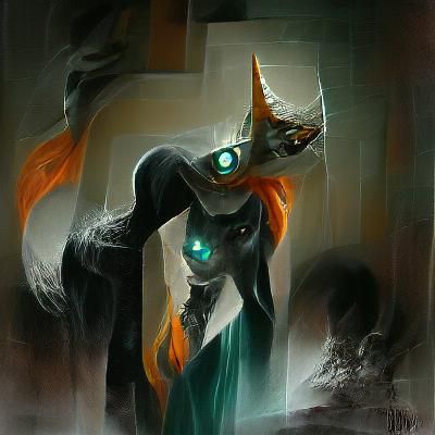 Sinister Midna Dark Fantasy Art