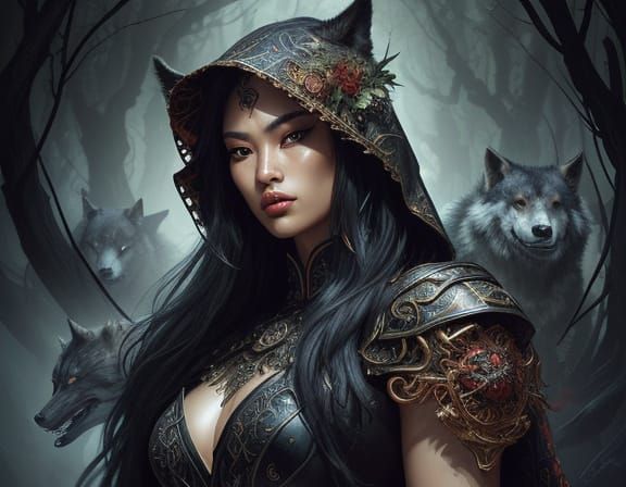 Depicted from Luis Royo's point of view. Chinese supermodel ...