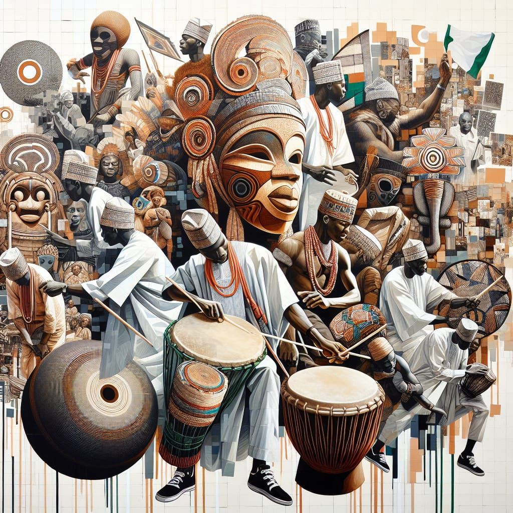 Collage of Nigerian Culture