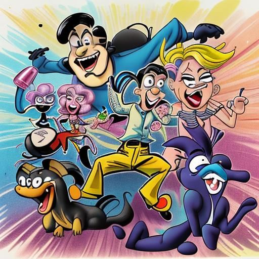 a cartoon that is fun to look at