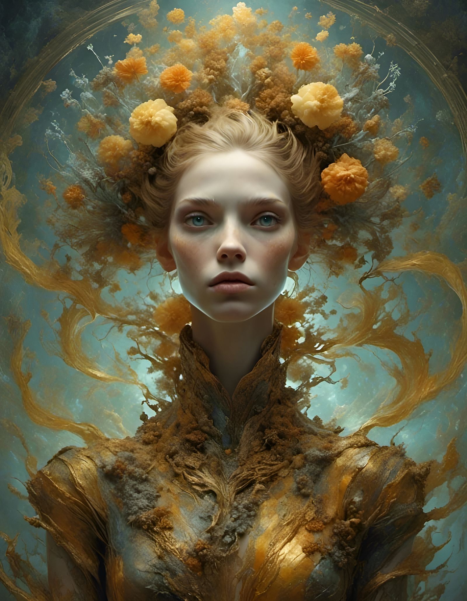 Illuminated Faerie with Smiling Eyes