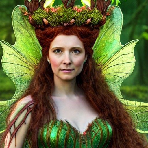 Titania, Queen of Summer Court in Fairy Forest