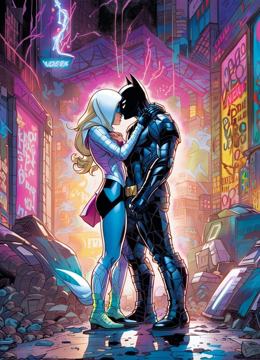 Gwen and Batman