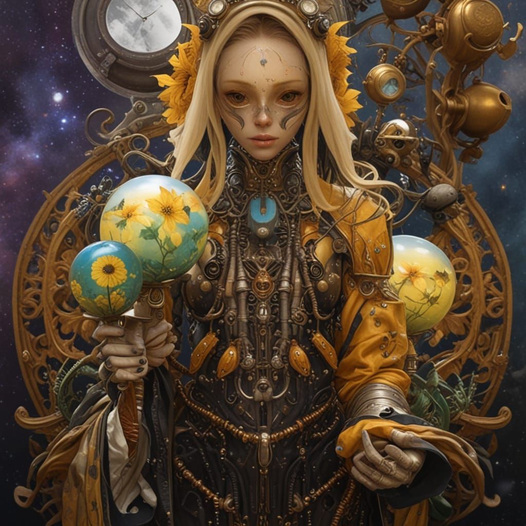 ASTRONAUT GODDESS FROM BOGOMIL'S UNIVERSE