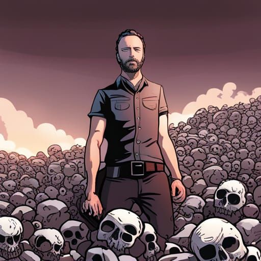 Rick Grimes: King of Skulls