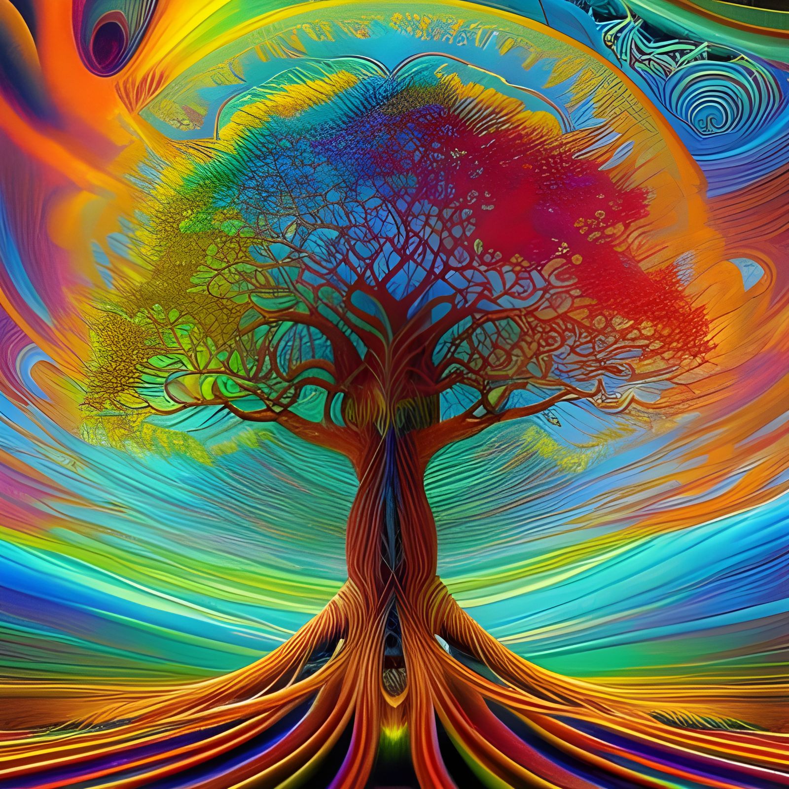 Rainbow tree