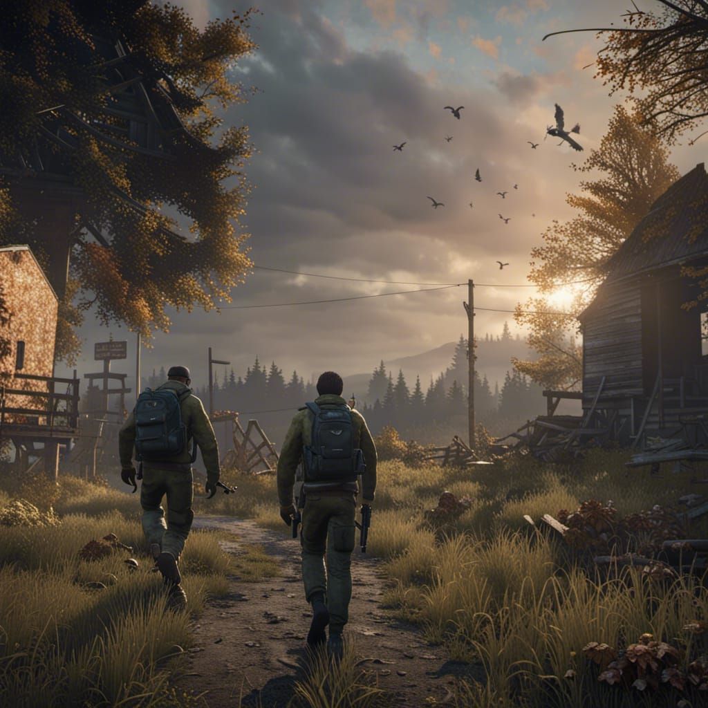 3D Game Cinematic Poster in 8K Resolution