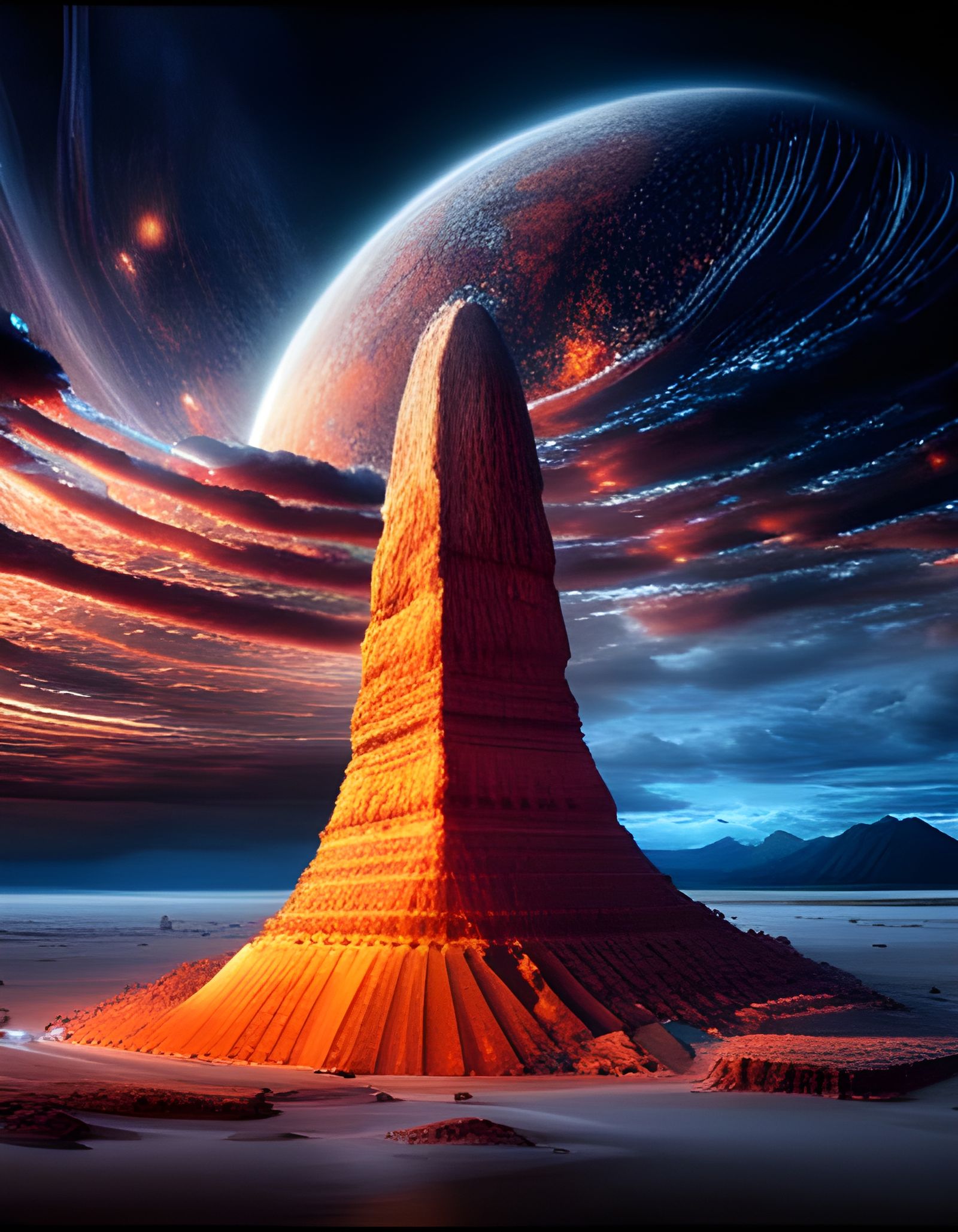 Dreamlike Alien Feast in Hyperrealistic Detail