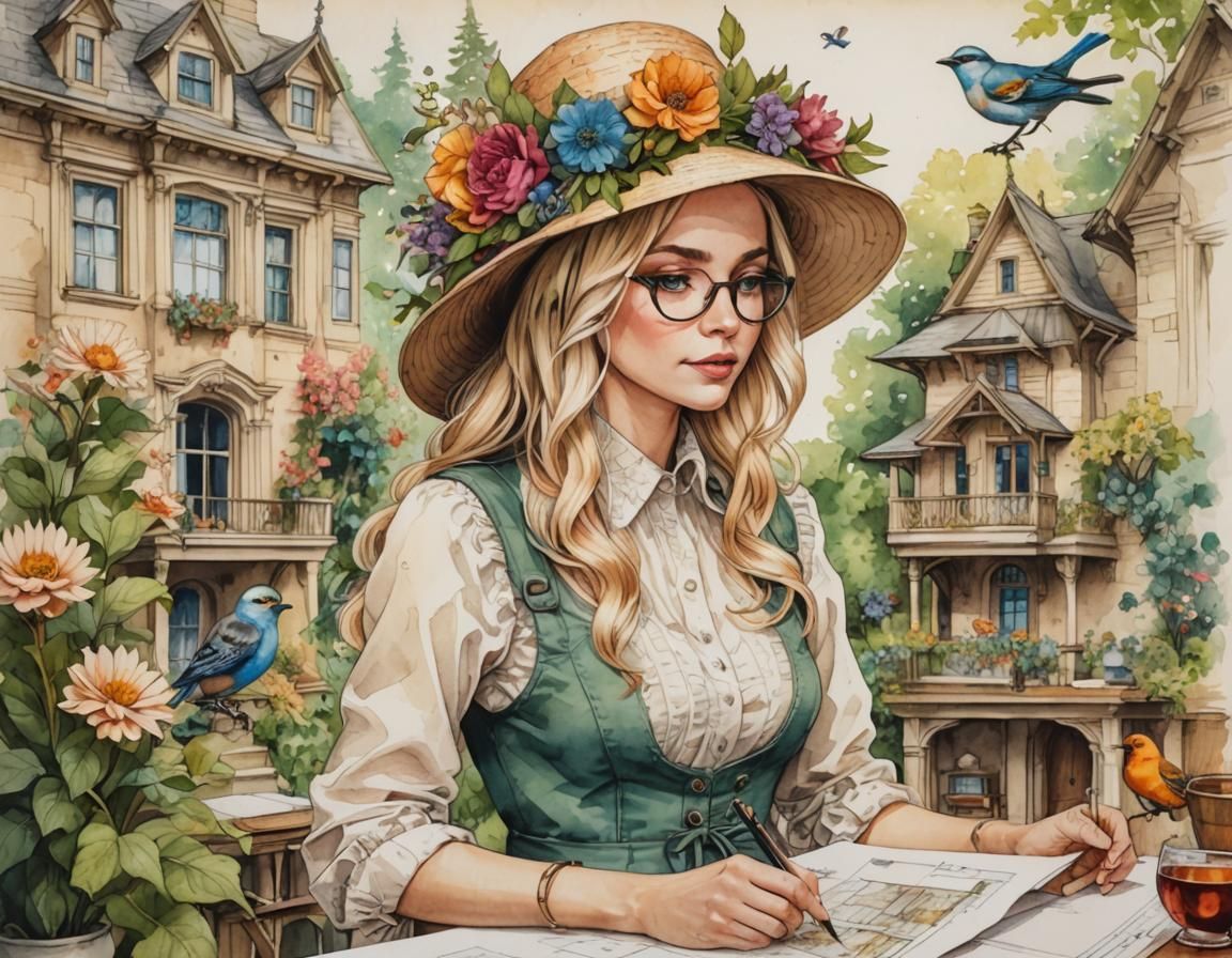 Architect Designs Mansion-Nest in Cottagecore Style