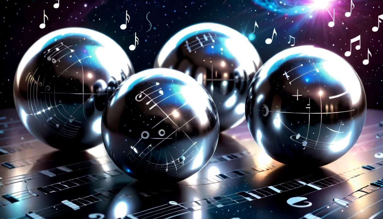 Chrome Spheres Create Music of the Cosmos