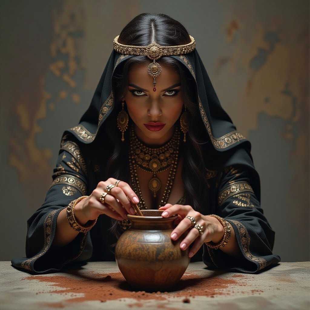 High Priestess Captures Evil in Voodoo Ritual