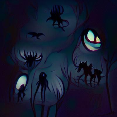 Ethereal Creatures Emerging From the Mist