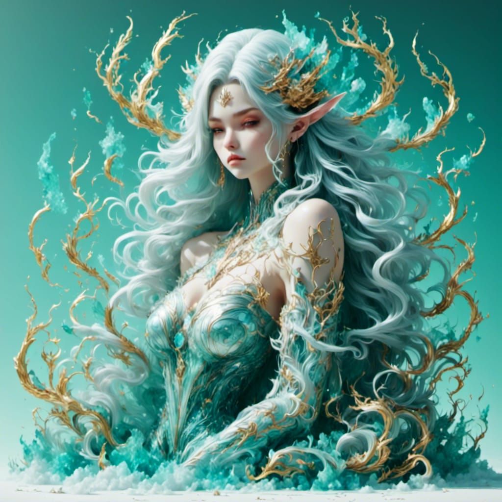 Dark Fantasy Animation with Sorcerous Colored Smoke