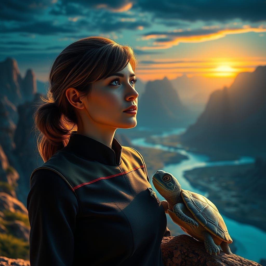 Starfleet Heroine Embarks on Cosmic Quest