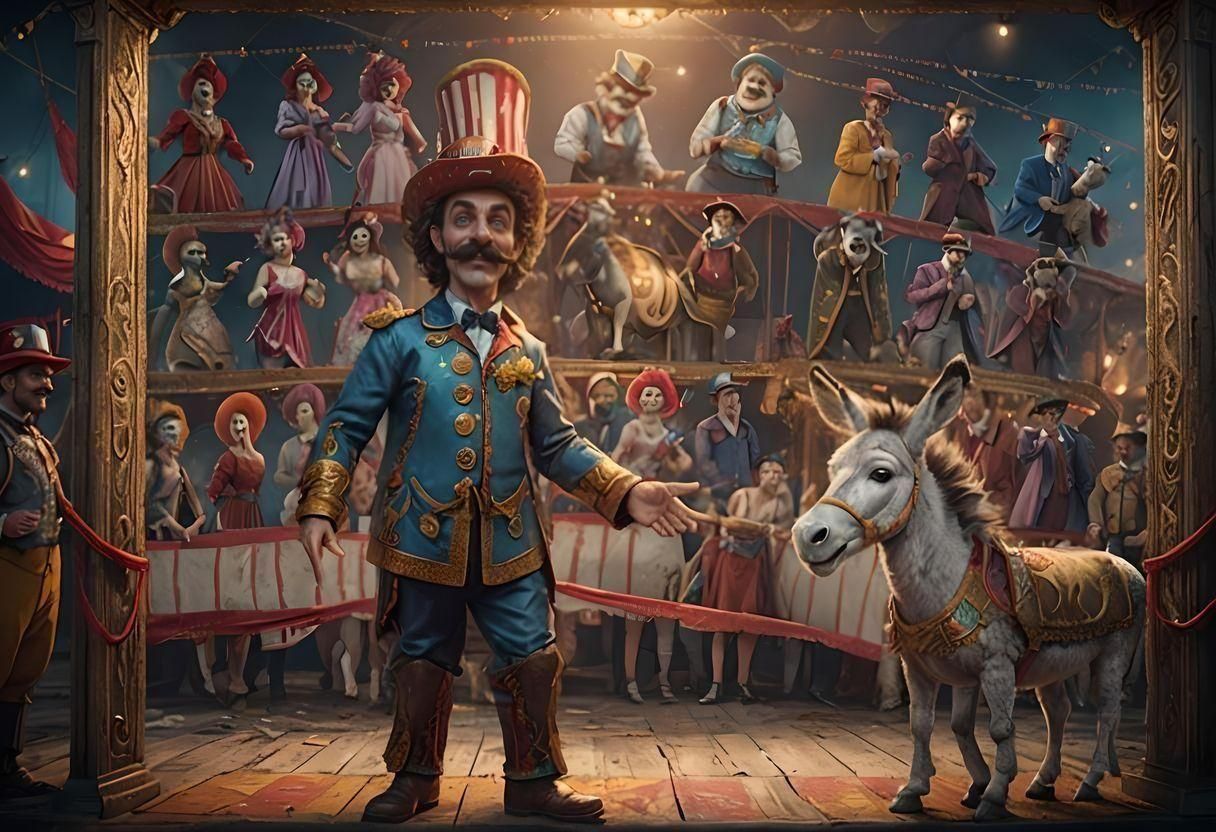 Circus Director Presents Donkey: Fantasy Concept Art
