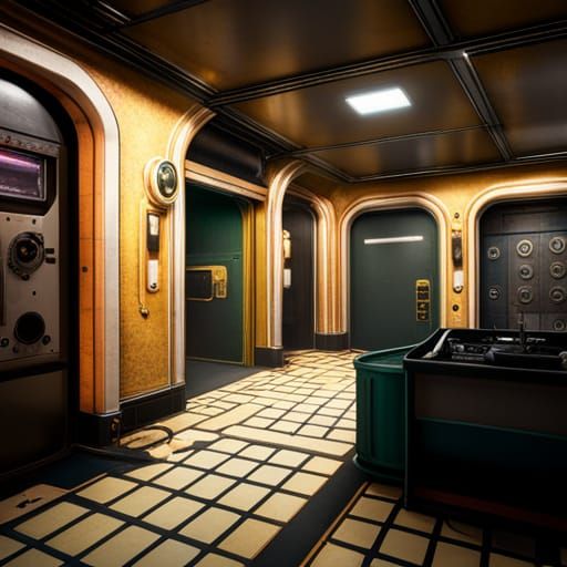 Detailed Bomb Shelter in Unreal Engine 5