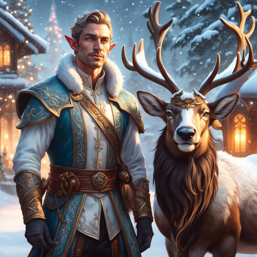 Elf posing with Dancer