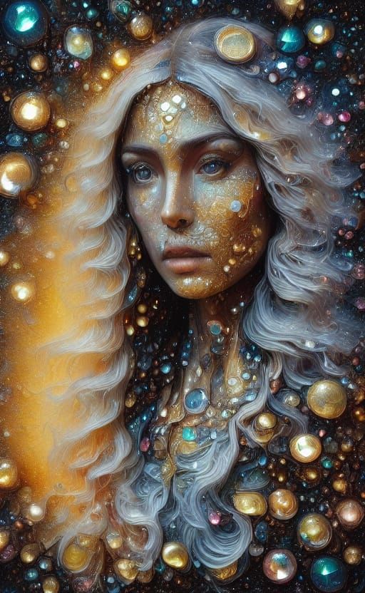 Glass Crescent Moon Sculpture in Alaskan Sunlight