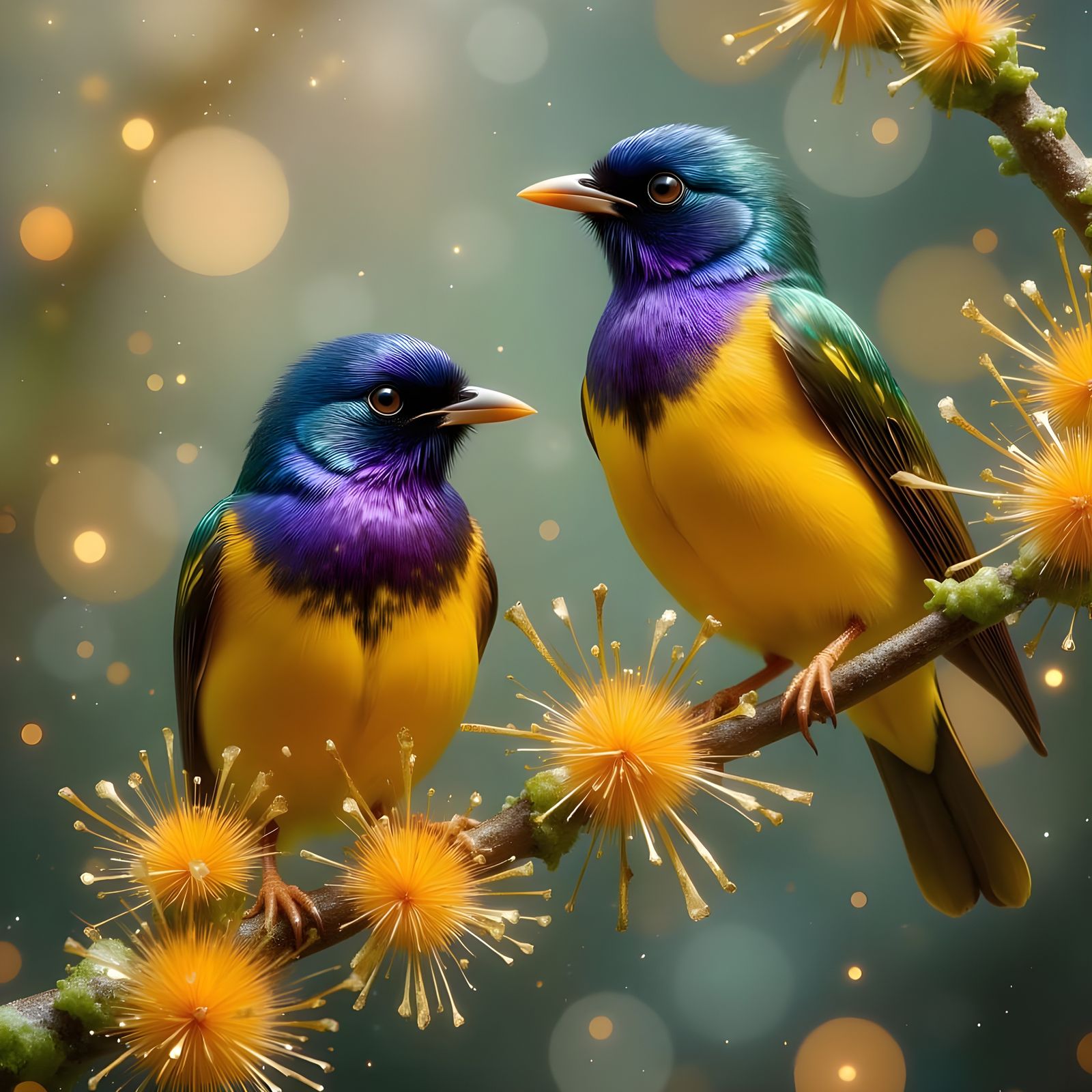 Golden-Breasted Starling Portrait