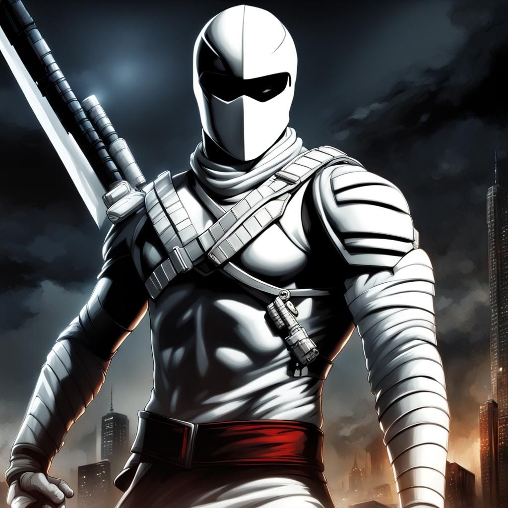 Storm Shadow Prepares for Battle: Comic Book Artwork