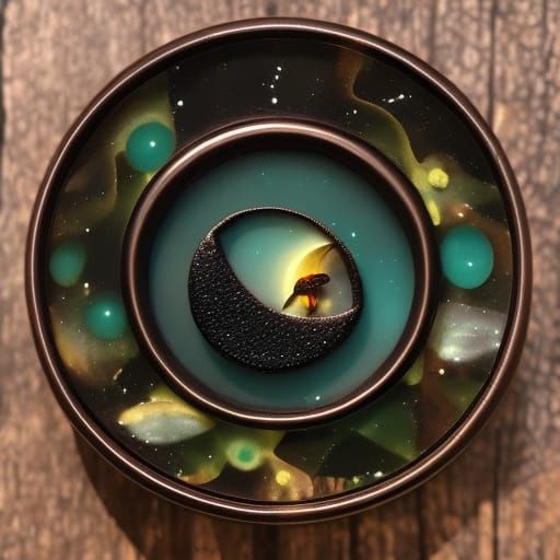 Ethereal Moon Garden: A Klimt-Inspired Nocturne