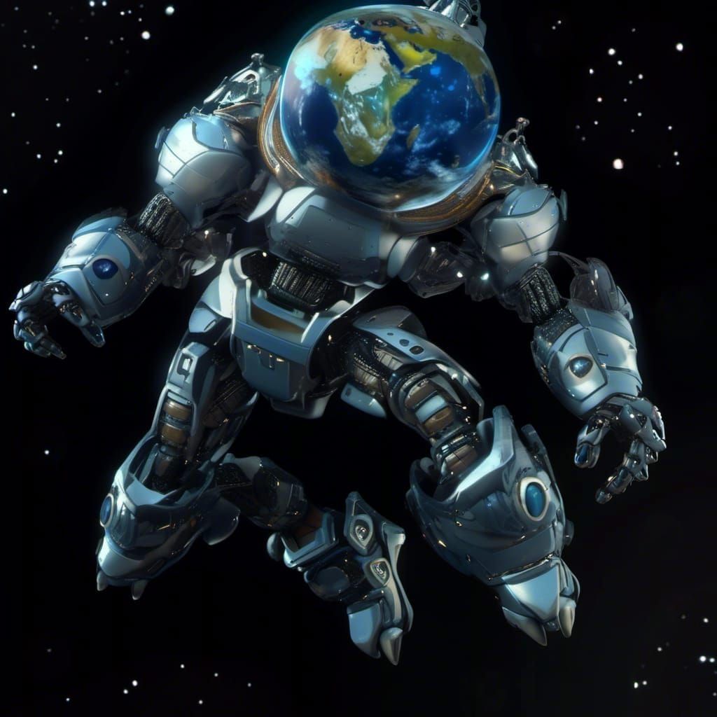 Minimalist Sci-Fi Stars and Distant Sun