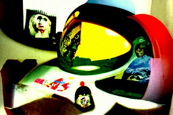 Pop Art Collage: Loneliness and Divine Desire