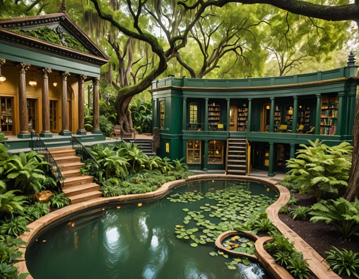 Serpentine Library Common Room with River Aesthetic