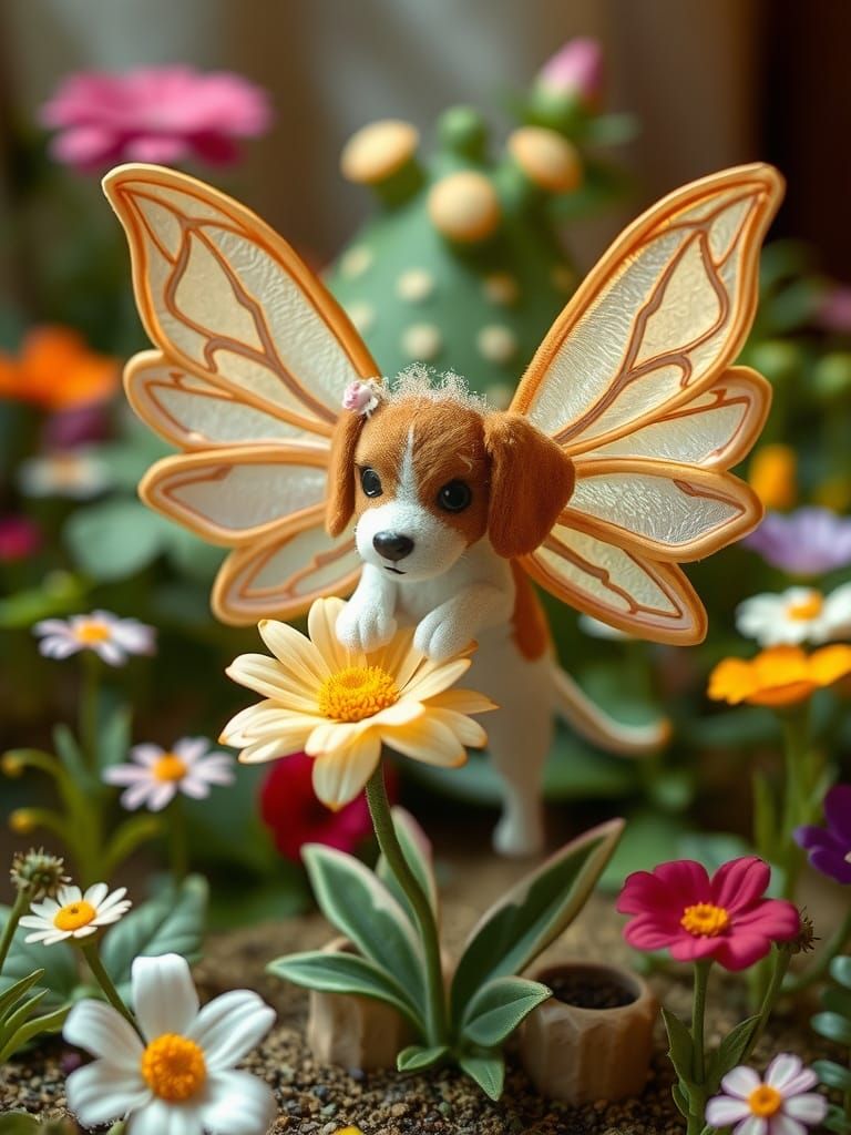 Steampunk Fairy-Beagle at Fantasy Party