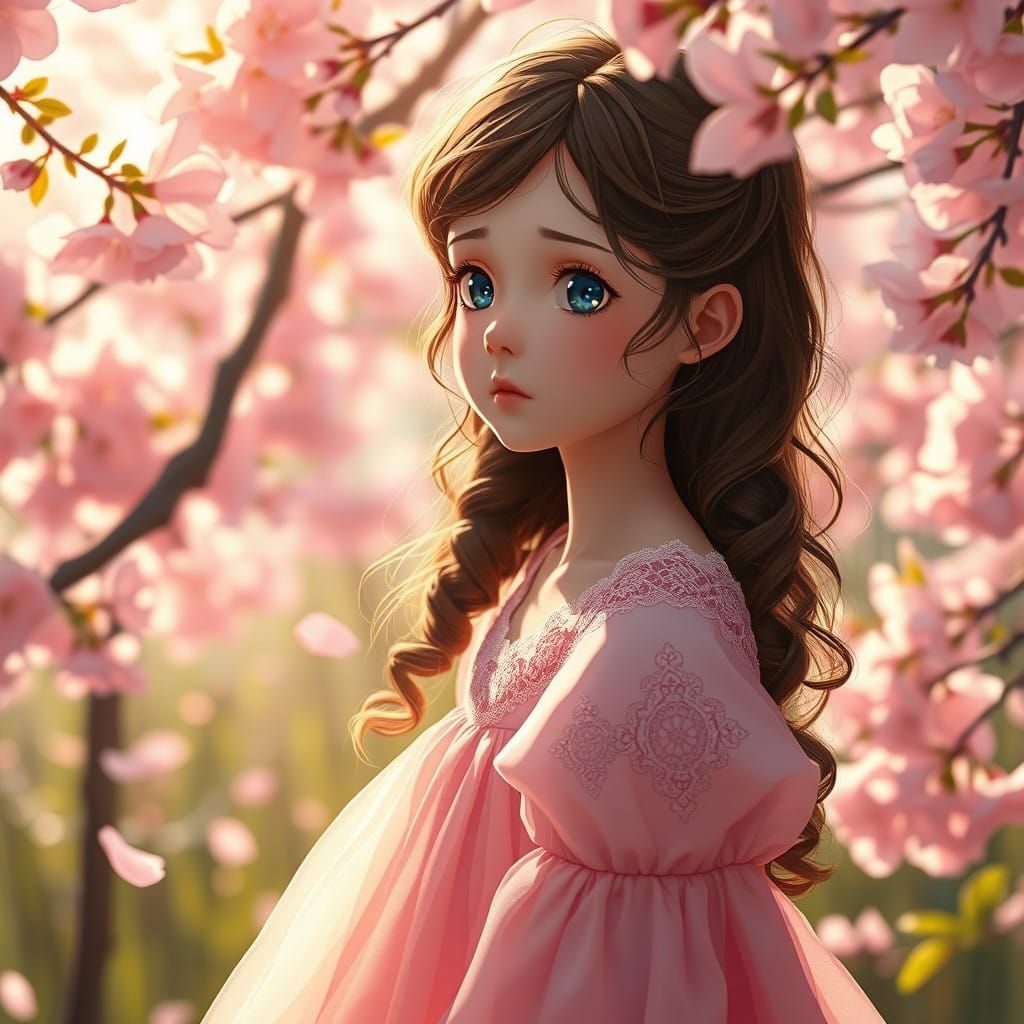 Sorrowful Beauty in Vibrant Bloom