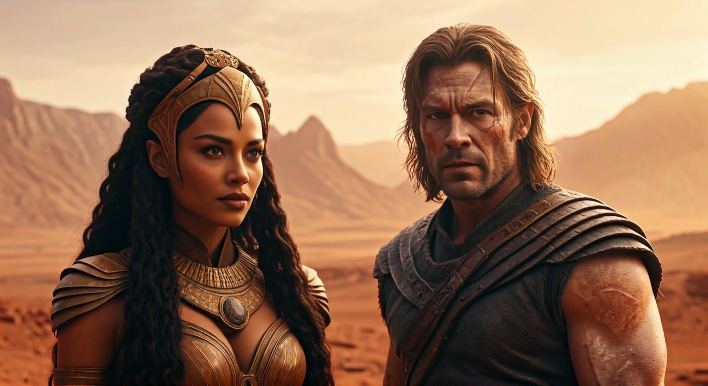 Martian Princess Meets Earthman in Breathtaking Red Planet L...