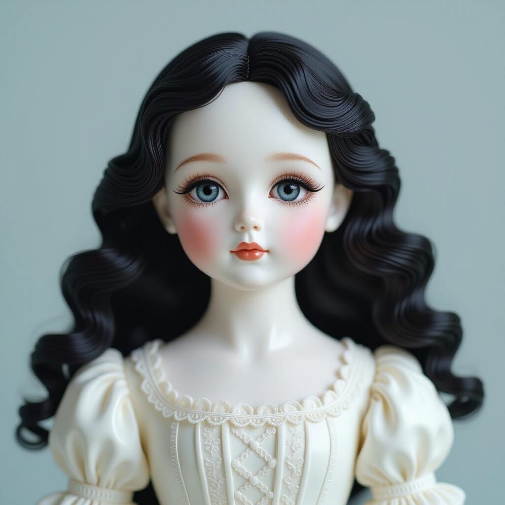 The Unblinking Porcelain Doll Frozen in Time