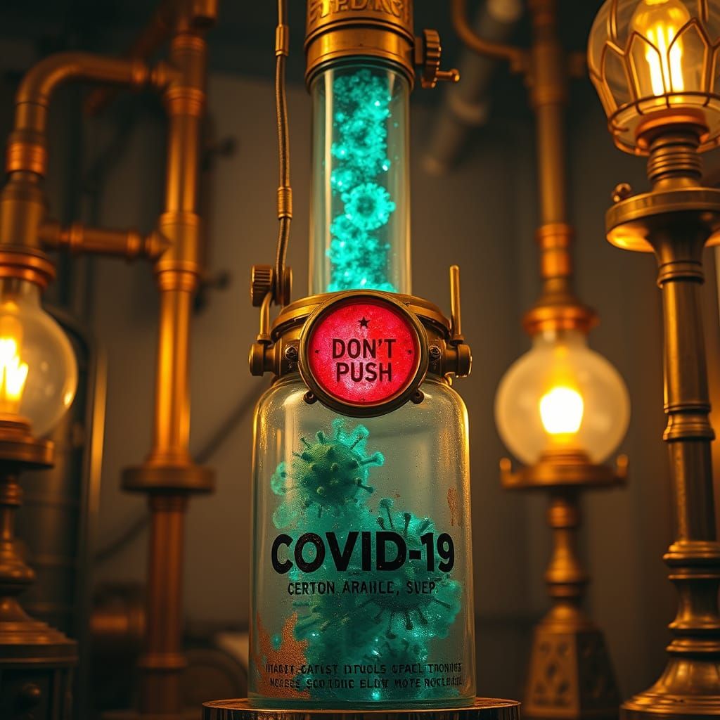 Steam-Powered Warning: Don't Press the COVID-19 Button