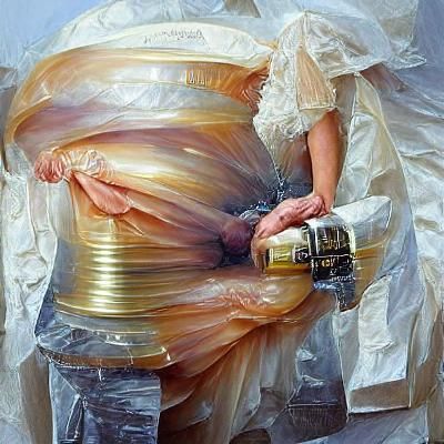 Haute Couture as Oil Painting