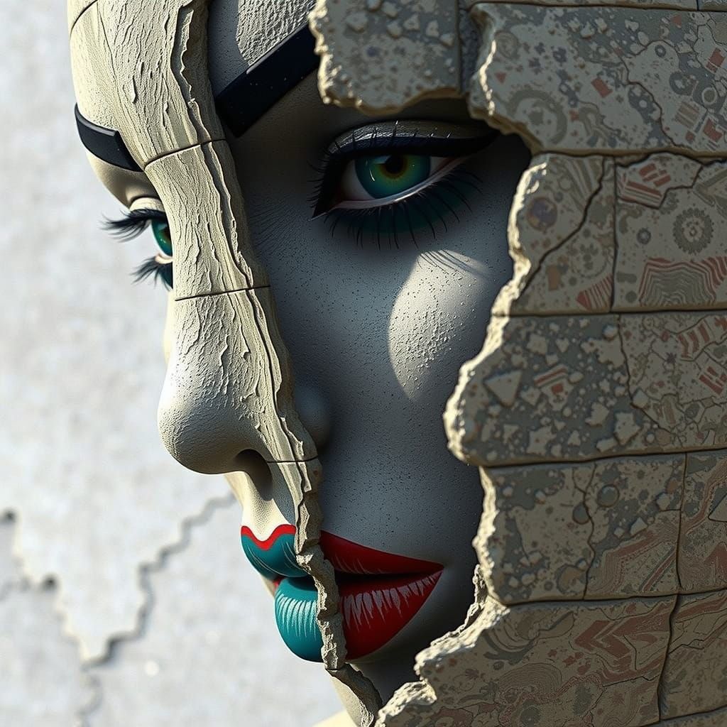 Fractured Identity in Geometric Abstract Art