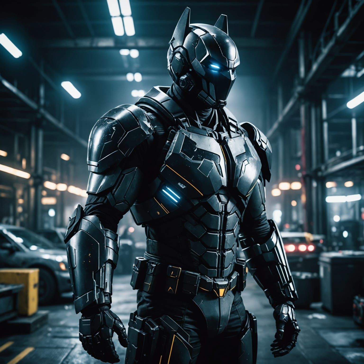 Arkham Knight in High-Tech Super Suit