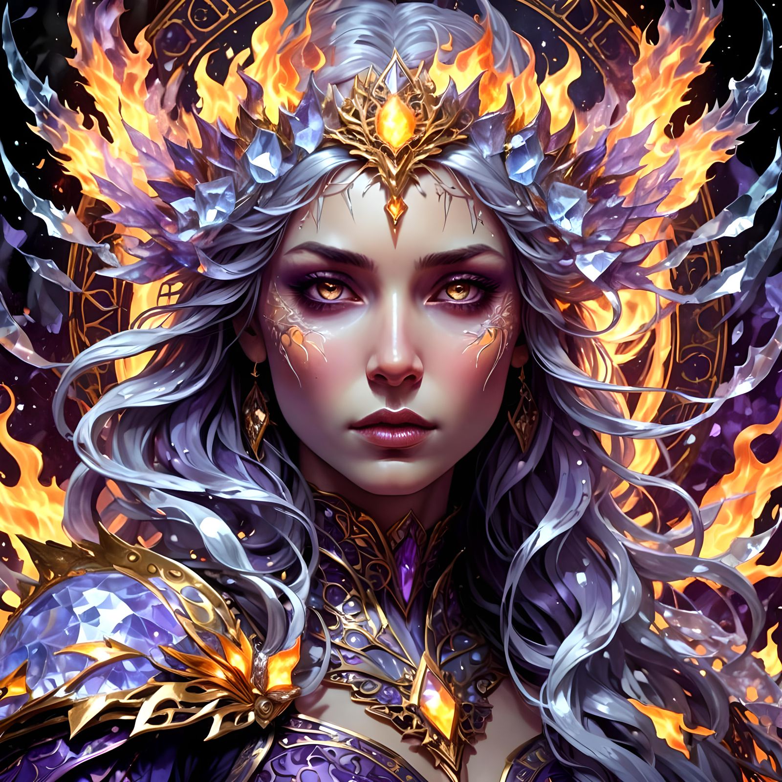 Goddess of ice and fire.